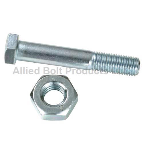 3/8" X 2" HEX TAP BOLT W/ NUT